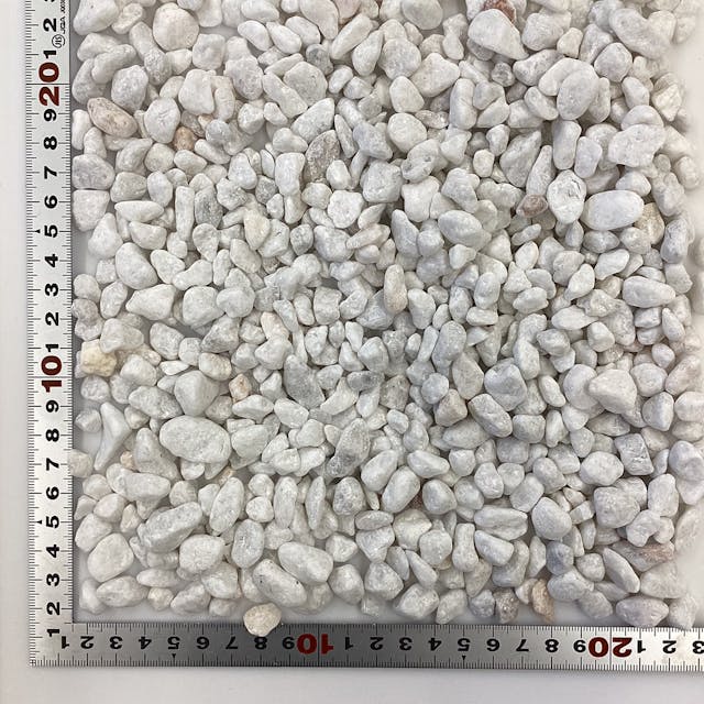 美祢産白玉砂利』(粒度10mm)/20kg|グラベルガーデン 美祢産白玉砂利』(粒度10mm)/20kg|グラベルガーデン